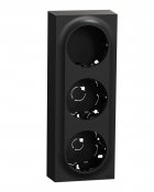 3-fack förhöjningsram hög elko one svart eko50031 7020160500311