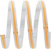 led list cob 5w m 24v 3000k ip20 5 meter prickfritt varmvitt ljus