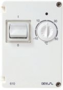 Termostat Devireg 610 kapslad IP44