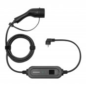 deltaco ev 1232 reseladdare mode 2 schuko till typ 2 6 16a laddkabel med display och overhettningsskydd
