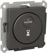 Exxact Elektronisk timer 15min-8h 2-pol Antracit WDE003471