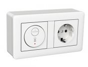 Timer med vägguttag utvändig WDE002467