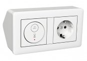 Exxact Hörnbox med timer WDE002465