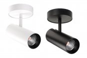 sg-armaturen tube mini s spotlight svart vit