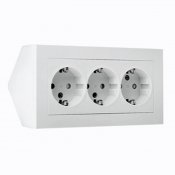 sg hornuttag 3 vags vit ip21 komplett hornbox e nummer 1893366 sg 77640