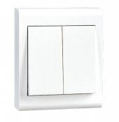 sg strömbrytare kron utp vit ip21 76540 7021987654010