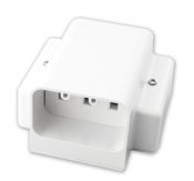 spisuttag 1-fas med jord 25a 230v vit