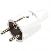 Vit stickpropp med jord