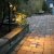 belysning stenplattor led lightson luna 65 svart