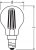 drawing ledlampa filament klot e14 p25 4058075591196