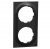 elko one kombinationsram-2-fack svart eko50003 7020161500037