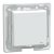 elko rs 1 vagsuttag ip44 infallt med klapplock renvit ral 9003 e-nr 1840126 7020160700025