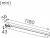 kitchen line basic 1180mm 14w led