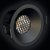 LED downlight svart Refoundy DR-273035B 3cct