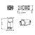 Måttbild modularjack cat6 designx toolless