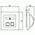 måttskiss abb saga rj45 keystone 2TKA00004985 6438199011059