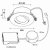 måttskiss d-007 downlight drawing designlight