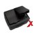 Vägguttag IP44 Svart 7053531583484