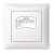 saga lamputtag dcl belysningsuttag för vägg 85x85mm vit 6438199012421