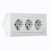 sg hornuttag 3 vags vit ip21 komplett hornbox e nummer 1893366 sg 77640