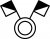 symbol återfjädrande kronbrytare