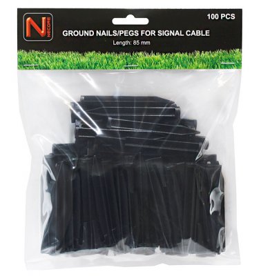 100-pack märlor hållare begränsningskabel 85mm