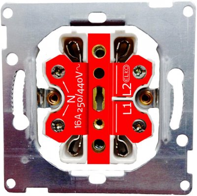 2-vägs-uttag 440V RS Nordic renvit inkoppling