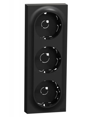 3-fack förhöjningsram låg elko one svart eko50025 7020160500250