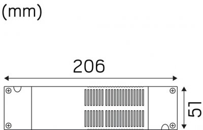 LED-Dimtrafo MDR måttbeskrivning
