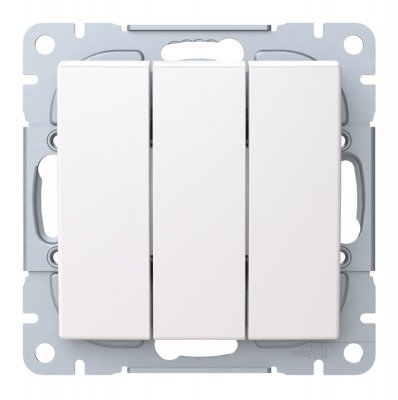 abb saga strömstallare 3x1-polig utan ram 6438199011295 2TKA00005009