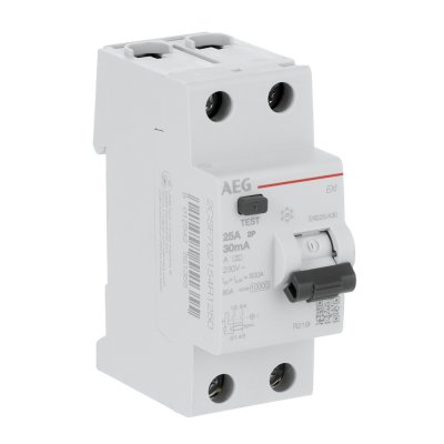 aeg jordfelsbrytare 2-pol 25a 30ma EXI425 A30 8012542551355