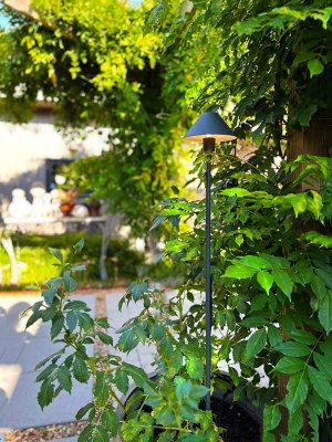 apollo flex 5152 led markarmatur-77/112 cm mörkgrå 3w 7340110602149