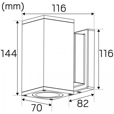Bloc II måttskiss Vägg