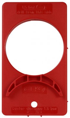 Borrmall för 1.5 dosa dubbeldosa