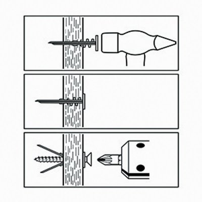bruksanvisning speedex gipsplugg metall