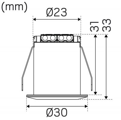 Core Smart 15° ritning måttskiss