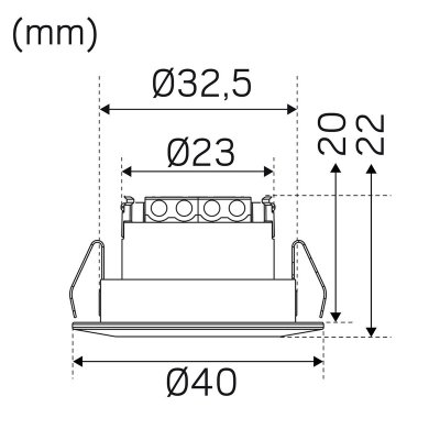 Core smart tilt 45 drawing