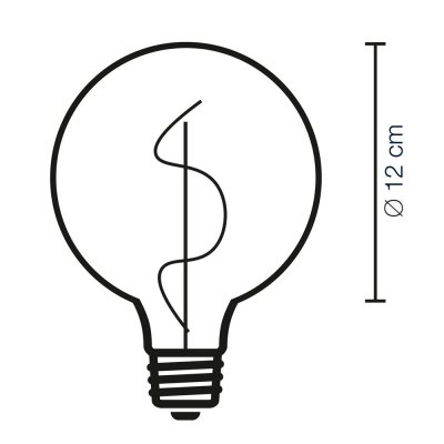 decoXL bulb dimensions lightson ljuskälla 12v