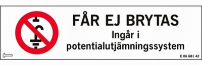 dekal får inte brytas 7330069003951 HJ01D