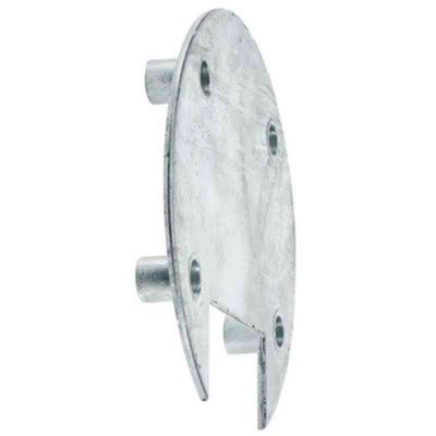 Distansplatta 159GA galv Norlys för utanpåliggande kabel