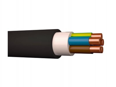 Svart kabel EXQ Pure för all elinstallation