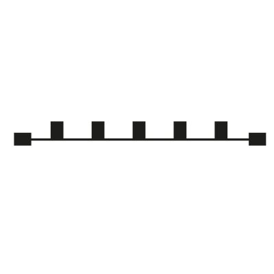 drawing förgrening 1m 6 uttag 5180 7340110602514