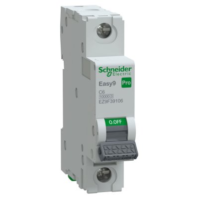 easy pro minibrytare 6a 1-pol EZ9F39106 3606487819769