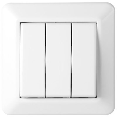 elko rs strömställare 3x1-polig skruvanslutning renvit eko30108 7020160301085