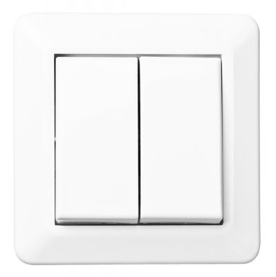 elko rs strömställare kron skruvanslutning renvit 7020160301030