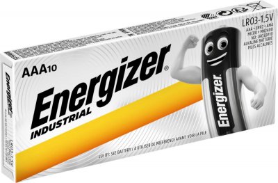 energizer industrial aaa lr03 1 5v alkaliskt batteri 10 pack ean 7638900361063 mpn lr03dp10