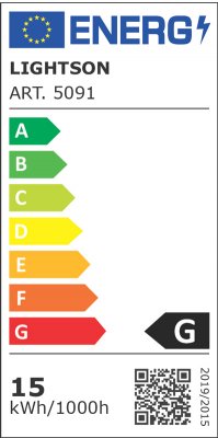 EnergyLabel Lightson Castor 5091
