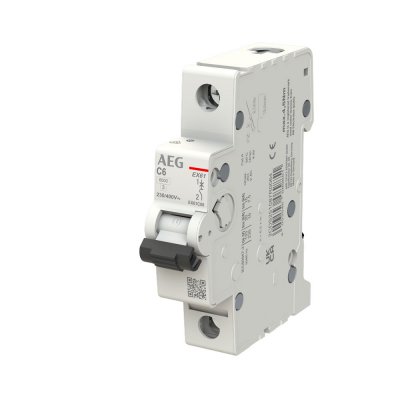 EX61C06 MCB AEG Redline 6kA-C -6A 1P 4053546089851