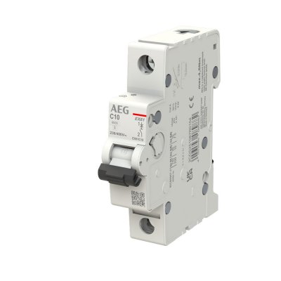 EX61C10 MCB AEG-Redline 6kA C Characteristic 10A 1P 4053546089882