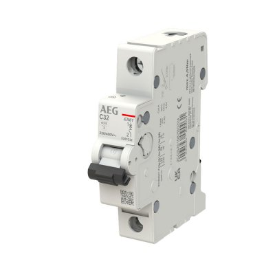 MCB AEG 6kA C-Characteristic 32A 1P 4053546090031